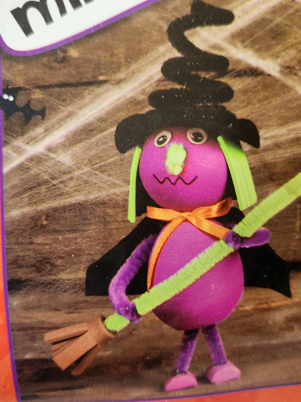 Nicole Kids Foam Zone Witch mini 3-D kit Halloween themed NIB 07705